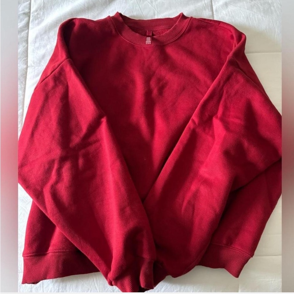 Skims Cotton Fleece Crewneck